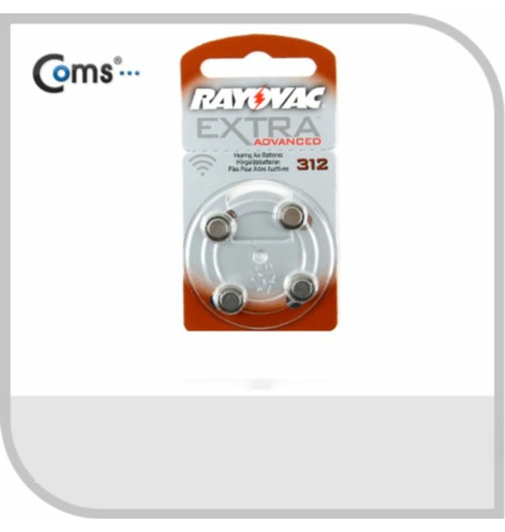 RAYOVAC PR41 건전지 1.45V 150mAh(보청기 배터리 4알 - 티몬