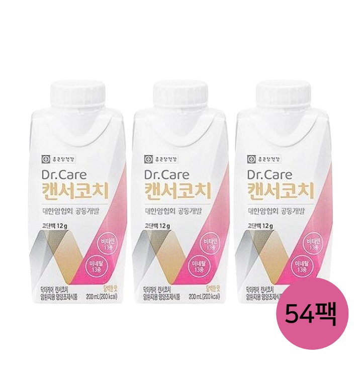 종근당건강 닥터케어 캔서코치 암환자 영양식 200ml 54팩 Sj 티몬 1226