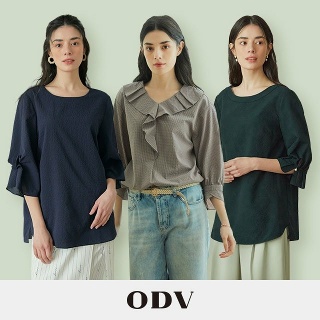 55사이즈 특가 ODV 시어서커 블라우스 3종 (55반까지 커버충분)