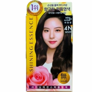 미장센 샤이닝칼라 4N 짙은갈색 / 10개입