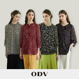 66사이즈 한정수량ODV 오디브 시그니처 블라우스 4종
