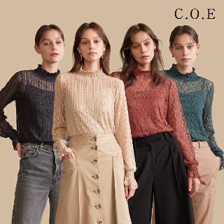 [C.O.E]레이스 블라우스 4종+이너탑 4종 (총 8종)