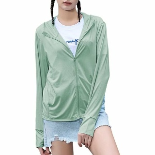 Zando UPF 50+ 경량 재킷 지퍼 업 셔츠 빠른 의류 긴 소매