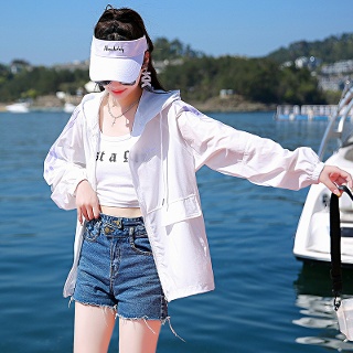 짜리점 여자 키작녀 바람막이 점퍼 래쉬가드 가벼운 스트라이프 자외선차단 통통 여름 꾹2