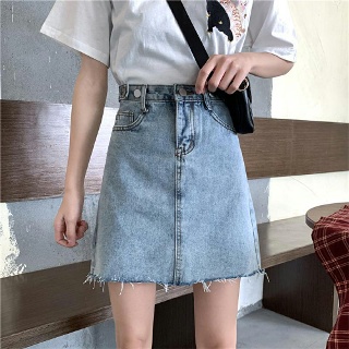 여성 데님스커트 청치마 A라인 미니스커트 새내기룩 데이트룩