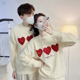 하트 베이지 휴양지 시밀러룩 커플옷 커플룩 커플여행 해변 신행