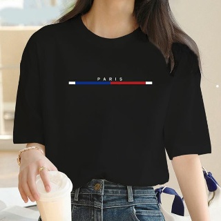 빨간색 파란색 줄무늬 여성 패션 의류 티셔츠, 반팔 상의, 기본 티 그래픽 티셔츠 S-5XL, 여름
