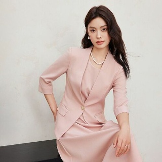 호빵안양 여성 정장 재킷 화이트 코트 숏 원피스 커리어 슈트 스커트 HO5