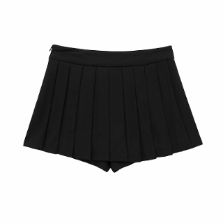 여자 카고치마바지 봄가을 스트리트패션 캐주얼 와이드 주름 미니 스커트팬츠 DU