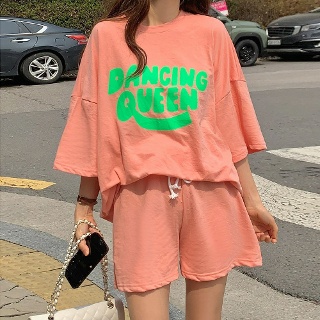 도라 퀸 반팔 여름 트레이닝복 세트