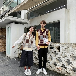 가을격자 커플룩 시밀러룩 스냅사진 웨딩 사진관 허니문 100일 여행 신혼여행
