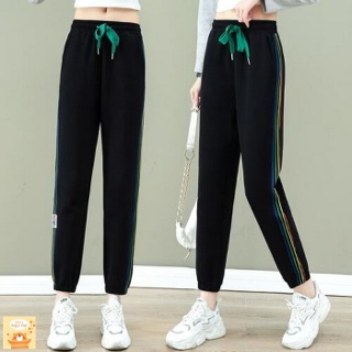 마르소 여자트레이닝 가을 조거 트레이닝 팬츠 캐주얼 와이드 봄