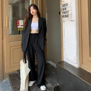 끄샵 여성투피스 봄가을 루즈핏 BF풍 정장세트 투피스 OPH1