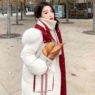 끄샵 여성 울 빅퍼 카라 후드 톡톡 패딩 루즈핏 슬림핏 OPH3