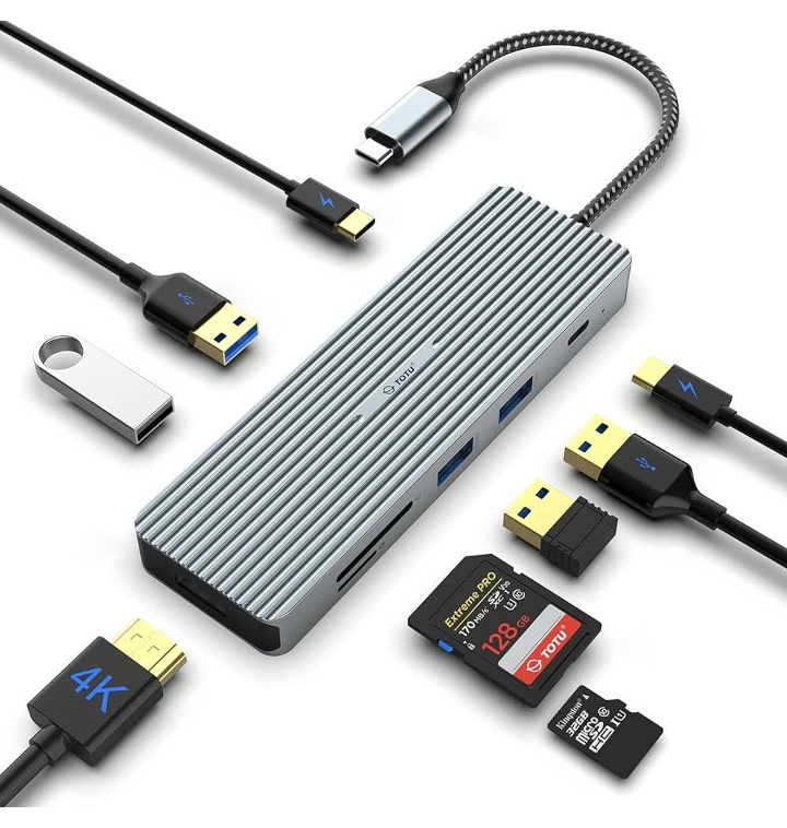 Totu Usb C Hub In Docking Station Type C Hub With K Hd