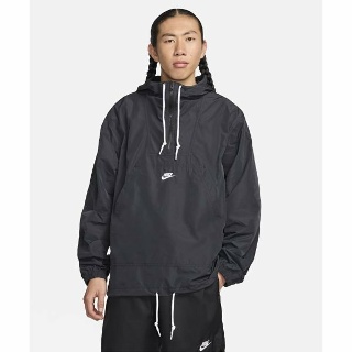 NIKE 클럽 마리나 아노락 M - 블랙:화이트 / FN3893-010