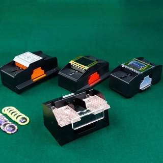[해외] 카드섞는기계 자동 셔플러 카드 포커 셔플기 홀덤바 카지노 - 오로라트리