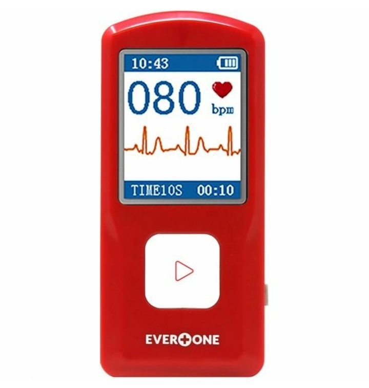 EverOne EVOPM10 휴대용 블루투스 ECG/EKG 모니터 IOS/Android W - 티몬