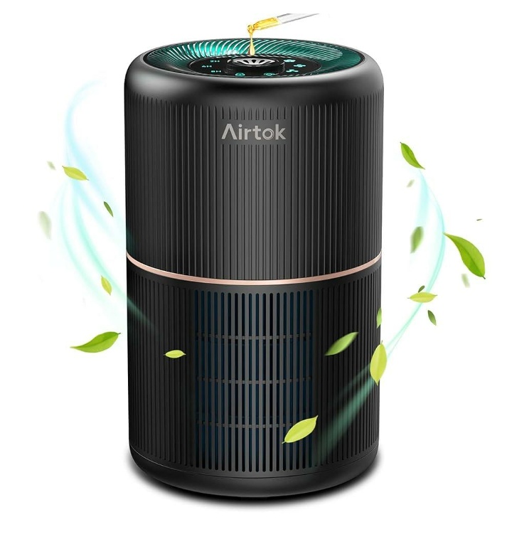 AIRTOK HEPA Air Purifier For Home Bedroom With Fragrance Spo - 티몬