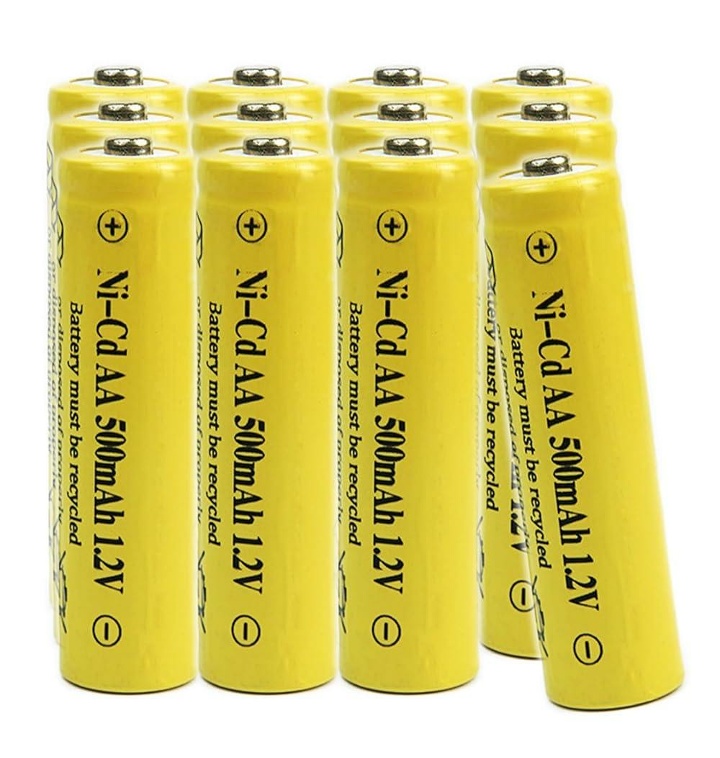 12 1 2v aa 500mah ni cd aa 