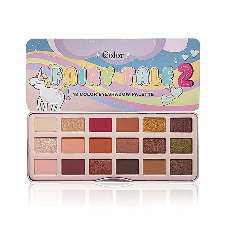 Ccolor Cosmetics Fairy Tale 2 아이섀도우 팔레트 메이크업 18가지 울트라 블렌더블 생 - 티몬