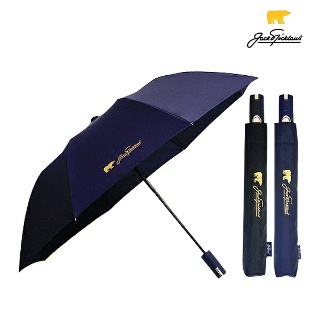 KT알파 쇼핑 온라인 타이틀리스트 색상 블랙 - 잭니클라우스 2단우산 폰지무지 접이식 고급우산